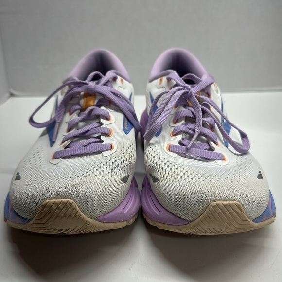 Brooks Ghost Sneakers 15 ReStart Running Shoes Purple White Women’s Size 9.5 - Picture 3 of 10